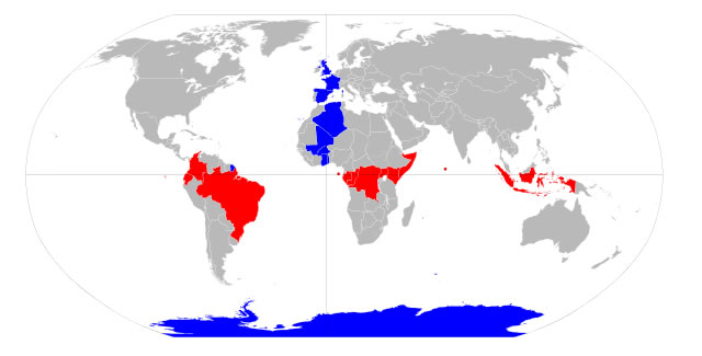 paises que atraviesa el meriodiano cero