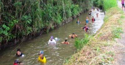 busqueda de muerto en canal de caratal