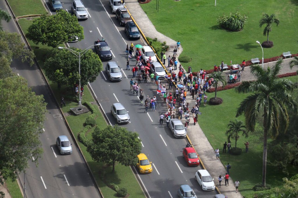 protesta xenofoba en panama