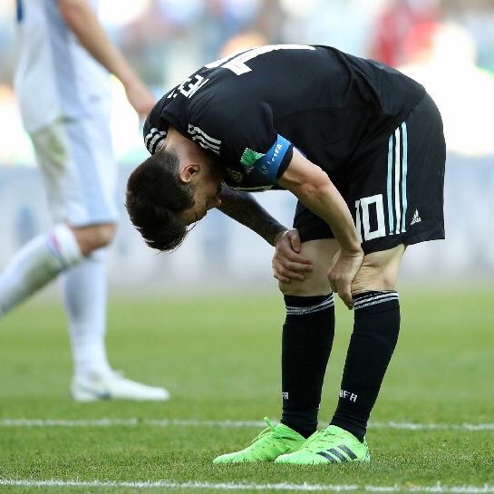 Messi frustrado