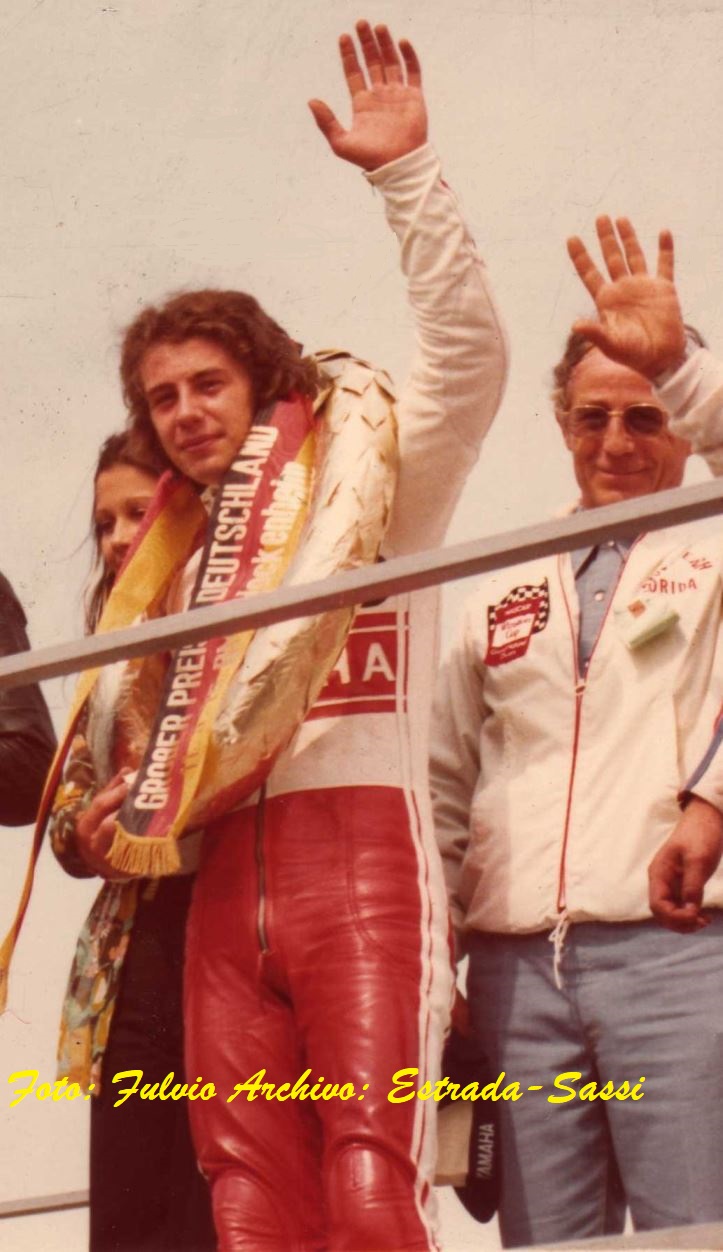 JOHNNY CECOTTO Y SU PADRE GP ALEMANIA 1975
