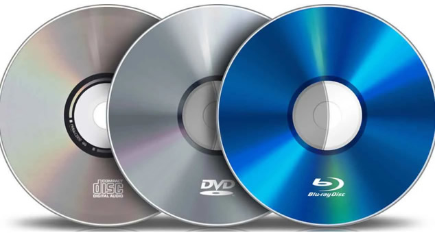 FORMATO DE GRABACIÓN CD DVD BLU RAY
