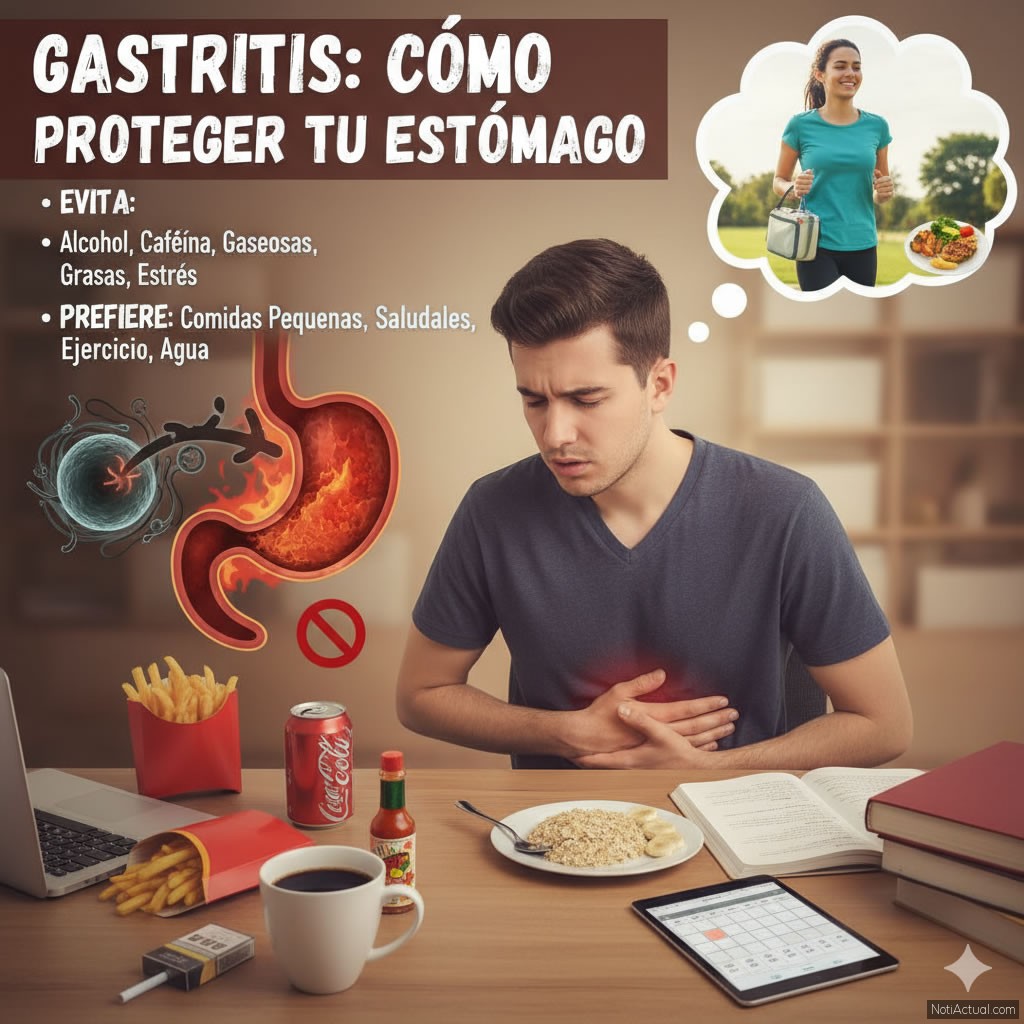 Alimentos que puede provocar gastritis