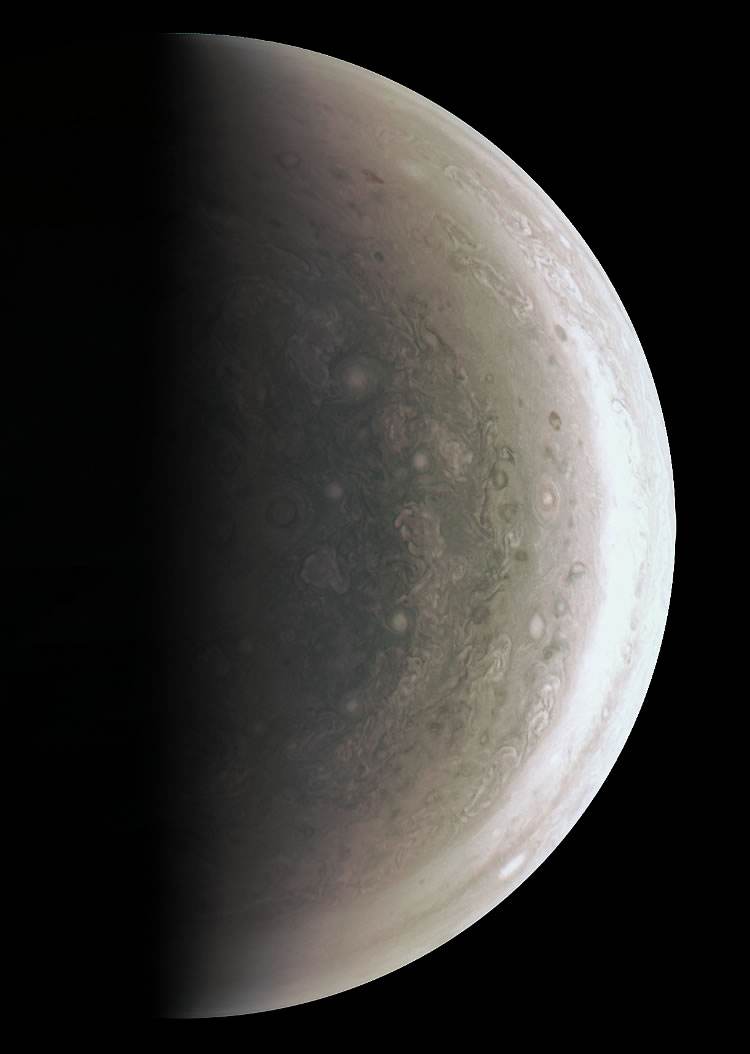 El polo sur de JúpiterNASA/JPL-Caltech/SwRI/MSSS