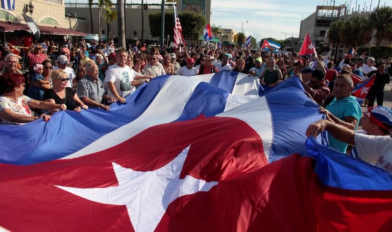 Fotos de la celebración en Miami por la muerte del Dictador Fidel Castro