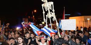 Fotos de la celebración en Miami por la muerte del Dictador Fidel Castro