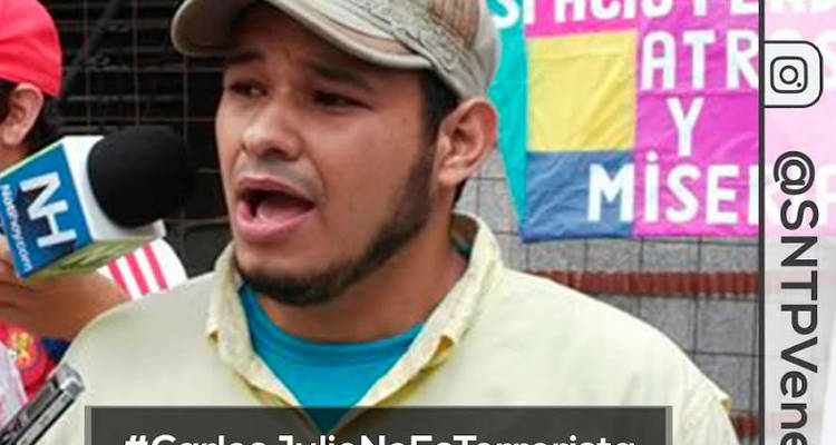 CNP Caracas exigiendo libertad plena para Colega Carlos Julio Rojas