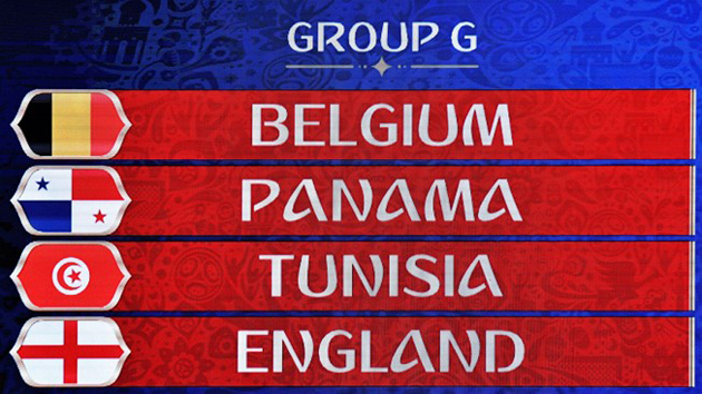 GrupoG Mundial RUSIA 2018 favoritos