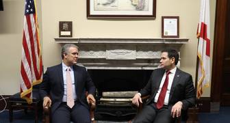 Marco Rubio se reunió con Iván Duque para tratar el tema de Venezuela