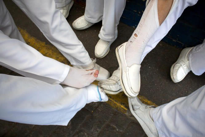 El triste uniforme de enfermeras venezolanas 2018