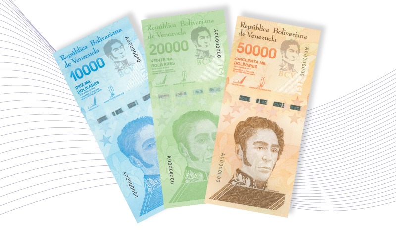 BCV agrega tres nuevos billetes al Cono Monetario 10000 20000 50000 venezuela