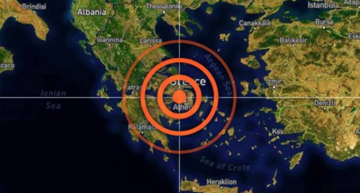 Sismo de magnitud 5,1 sacudió Atenas