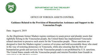 Excepciones a las sanciones económicas a Venezuela