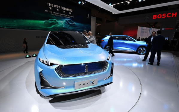 Un automóvil concepto X de la marca Wey de China