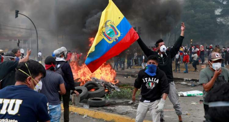 PROTESTAS EN ECUADOR 2019