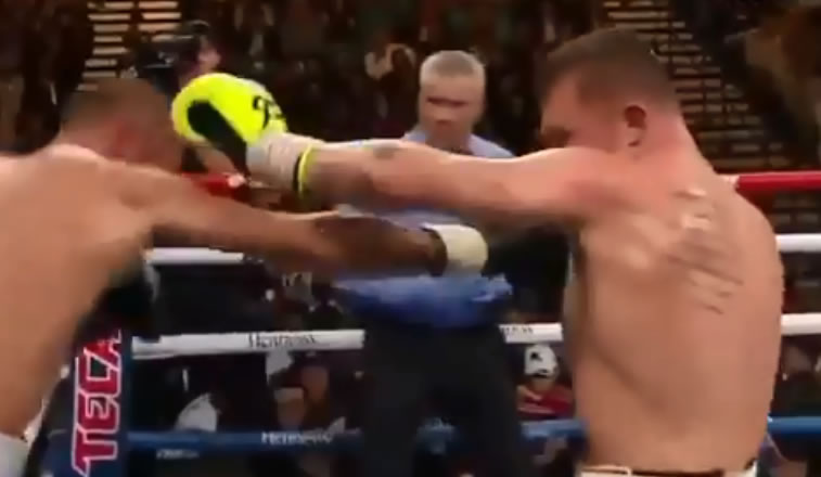 VIDEO del Knockout de Canelo Álvarez a Serguéi Kovalev