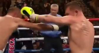 VIDEO del Knockout de Canelo Álvarez a Serguéi Kovalev
