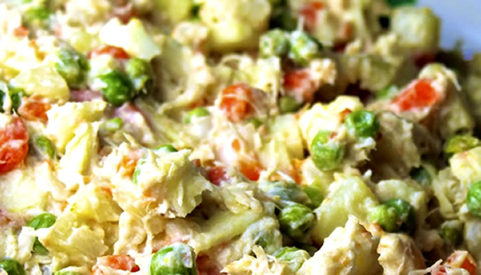 ENSALADA DE GALLINA NAVIDEÑA VENEZOLANA