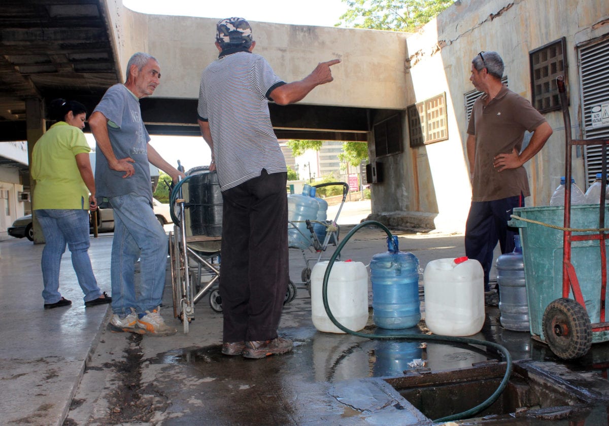 No hay agua en Maracaibo pero los embalses estan full