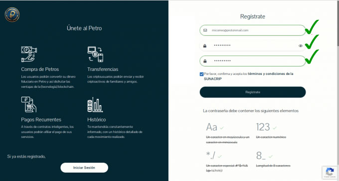 PASOS PARA CREAR EL WALLET EN PETROAPP