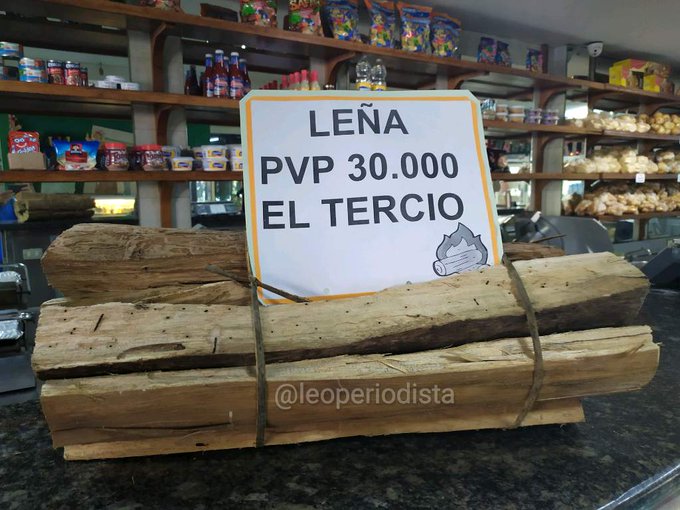 Venezuela usan leña para cocina