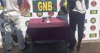 GNB capturó 04 ciudadanos por porte ilícito de arma de fuego en la población de San Félix