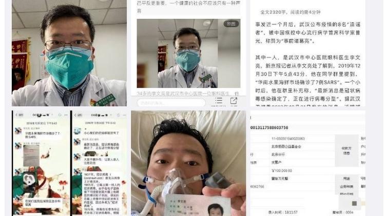 medico chino advirtio sobre el coronavirus y fue obligado a callar
