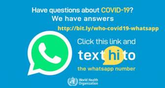 La OMS abre un número para responder preguntas sobre el COVID-19 a través de Whatsapp