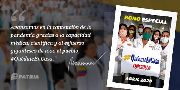 Bono Especial #QuedateEnCasa (abril 2020), para los trabajadores independientes o cuenta propia