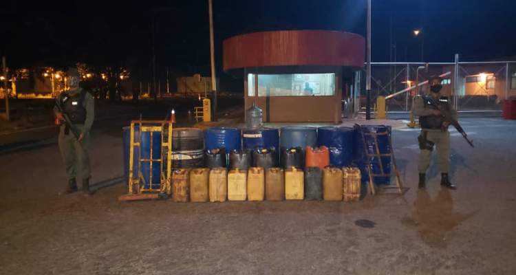 GNB frustró hurto de combustible en planta de Pdvsa Sisor de Puerto Ordaz estado Bolívar
