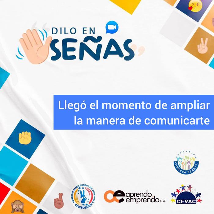 Enseñanza de Lengua de Señas Venezolana llega a Zoom