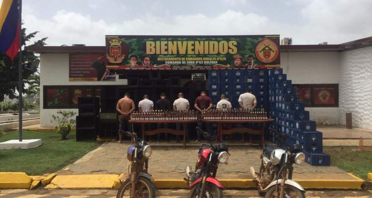 GNB detuvo a 07 sujetos por incumplimiento de la cuarentena en el estado Bolívar