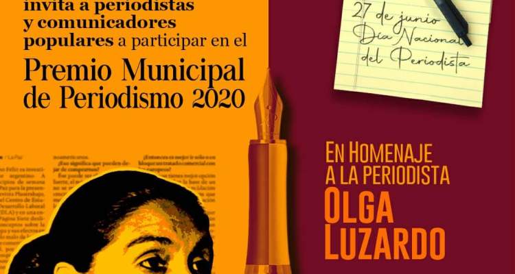 Premio Municipal de Periodismo 2020