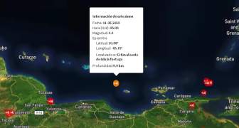 TEMBLOR EN ISLA TORTUGA VENEZUELA 11JUN2020