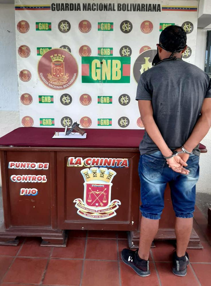 GNB capturó integrante del GEDO “Los Pelaos” en la población de Macagua del estado Bolívar