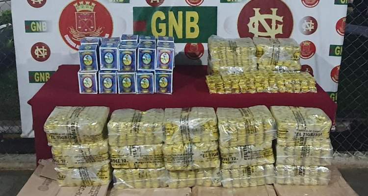 GNB retuvo 20.950 unidades de tabaco ilegal