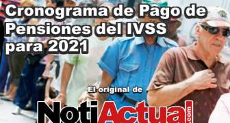 CRONOGRAMA DE PENSIONES IVSS 2021