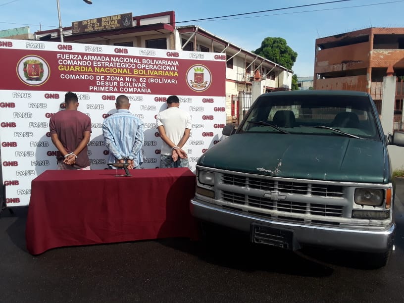 GNB desmanteló grupo delictivo “Los Rapiditos” en San Félix