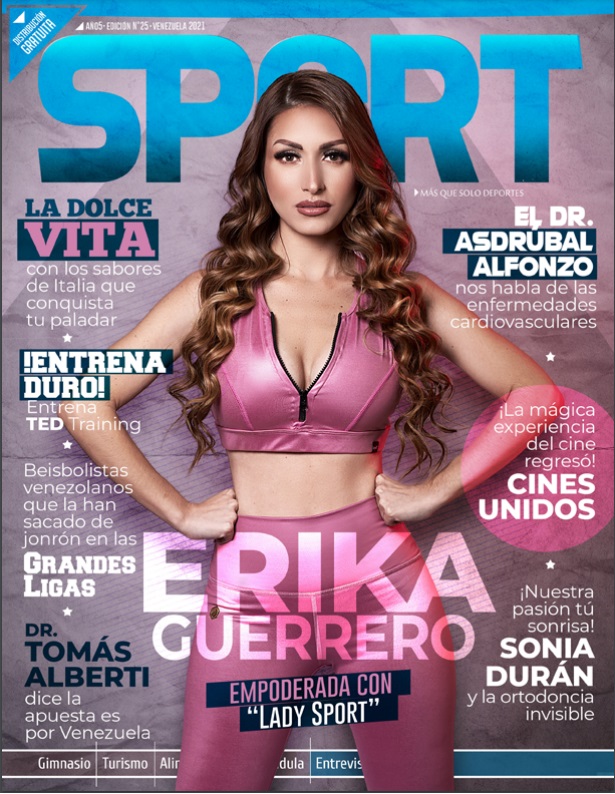 Portada ppal Erika G Sport Magazine