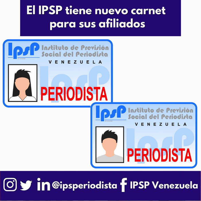 IPSP tiene nuevo carnet para sus afiliados