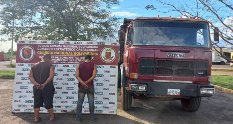 GNB retiene 2 mil 200 kilogramos de material estratégico en Bolívar