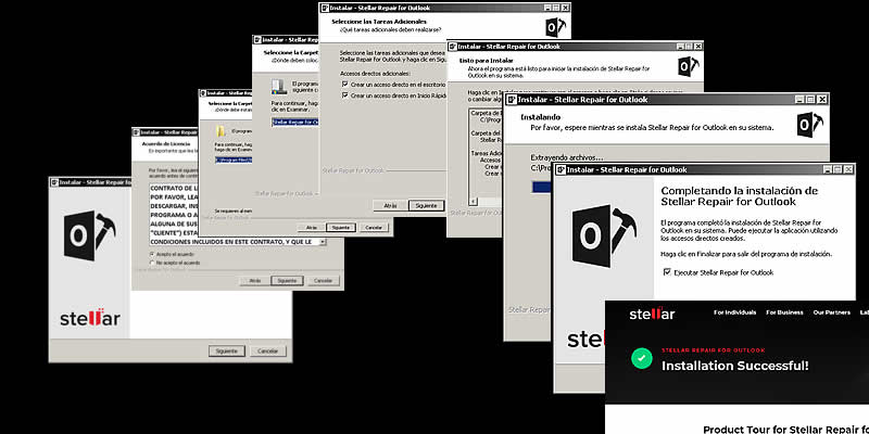 INSTALANDO STELLAR REPAIR