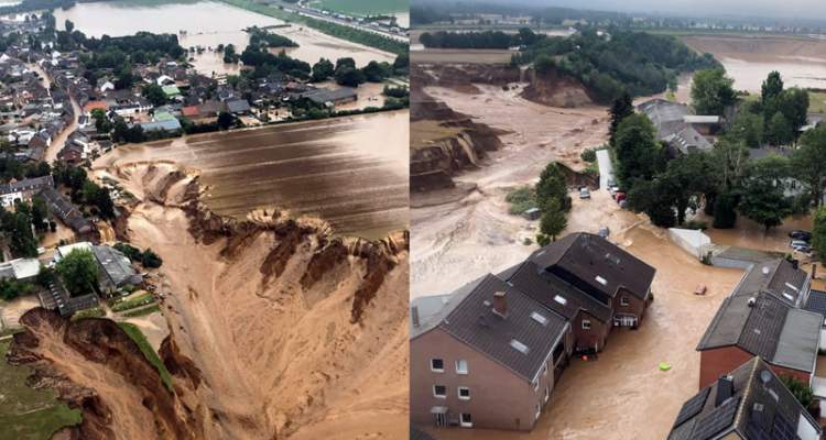 Inundaciones en Alemania Cambio Climatico 2021 intenso calor y lluvias