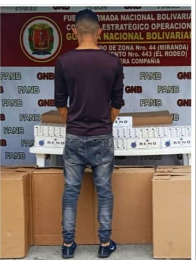 GNB-Miranda confiscó contrabando de 13 bultos de cigarro