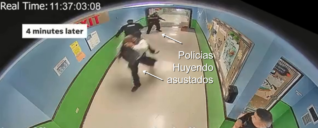 LOS POLICIAS COBARDES DE UVALDE TEXAS