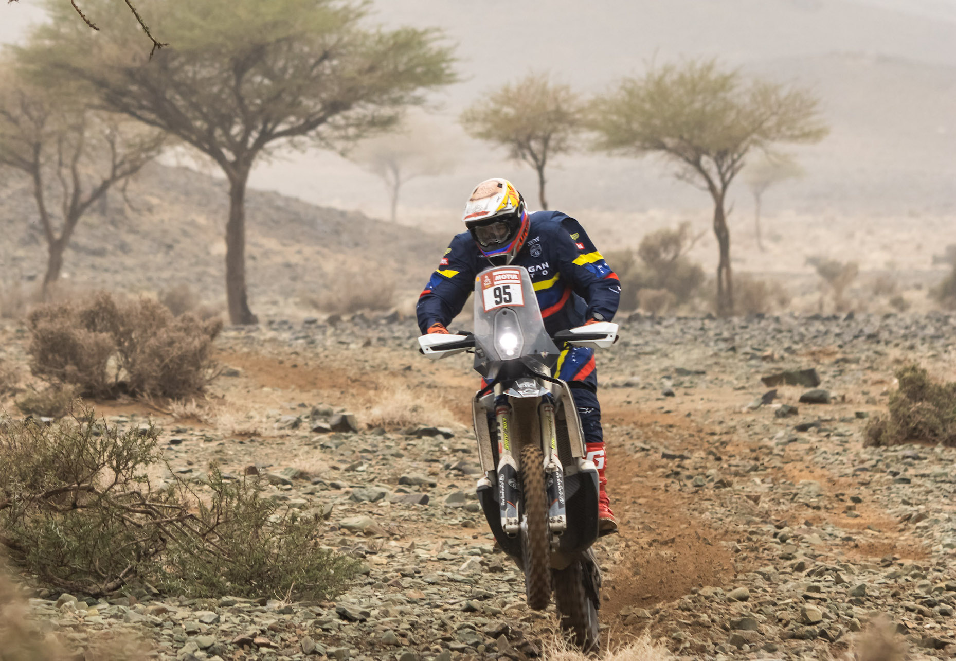 NICOLÁS CARDONA COMPLETÓ LA MITAD DEL DAKAR 2023 (Foto Rodrigo Barreto)