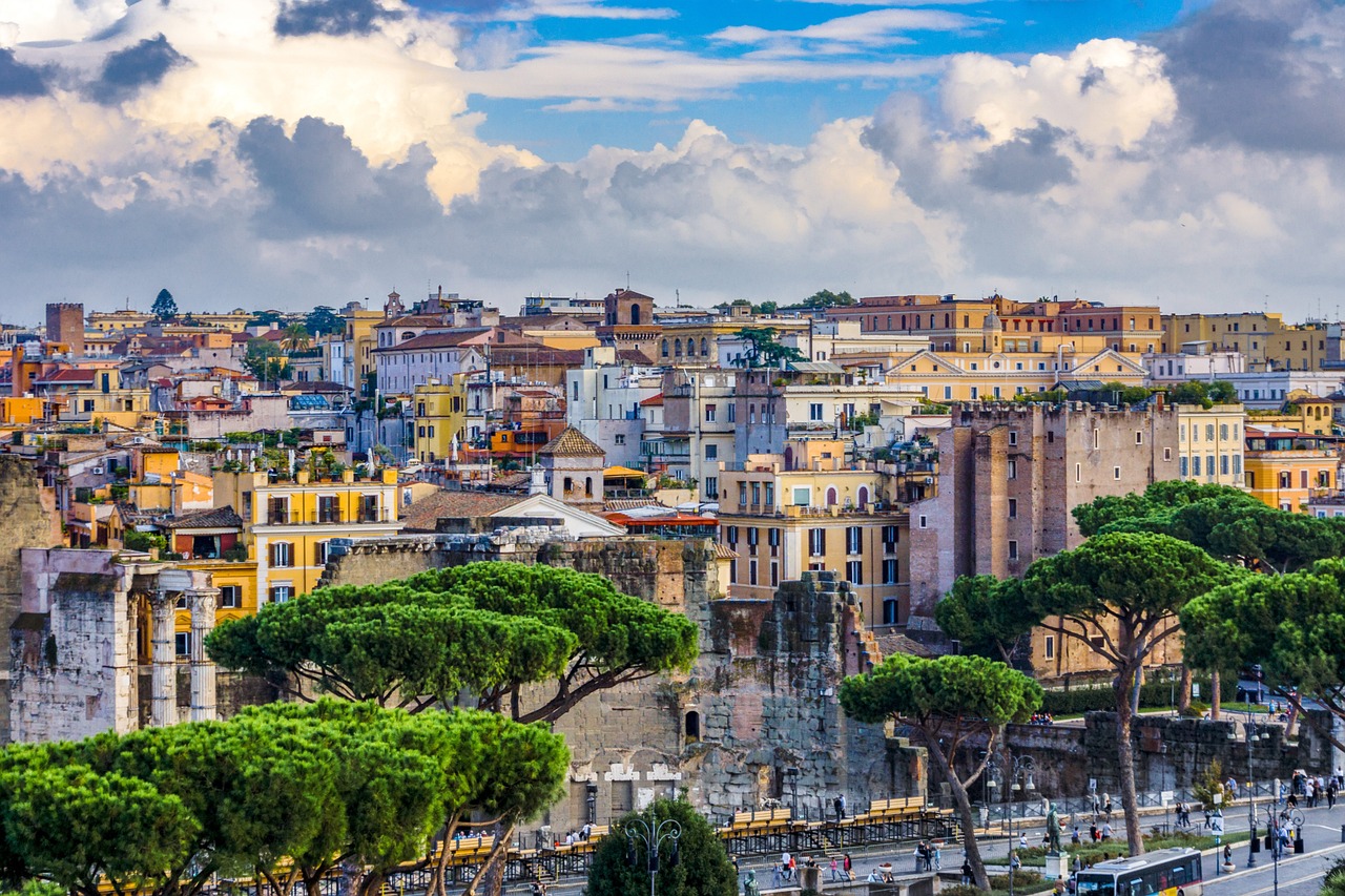 Turismo en otoño en Roma
