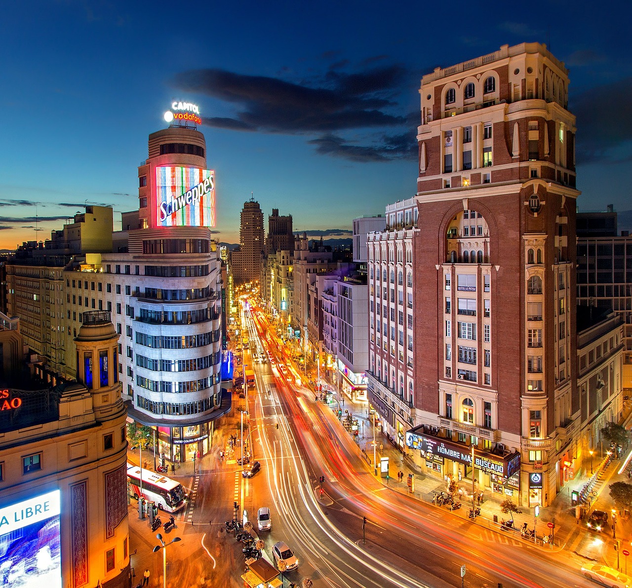 Recorrido por Madrid y opciones de alojamiento
