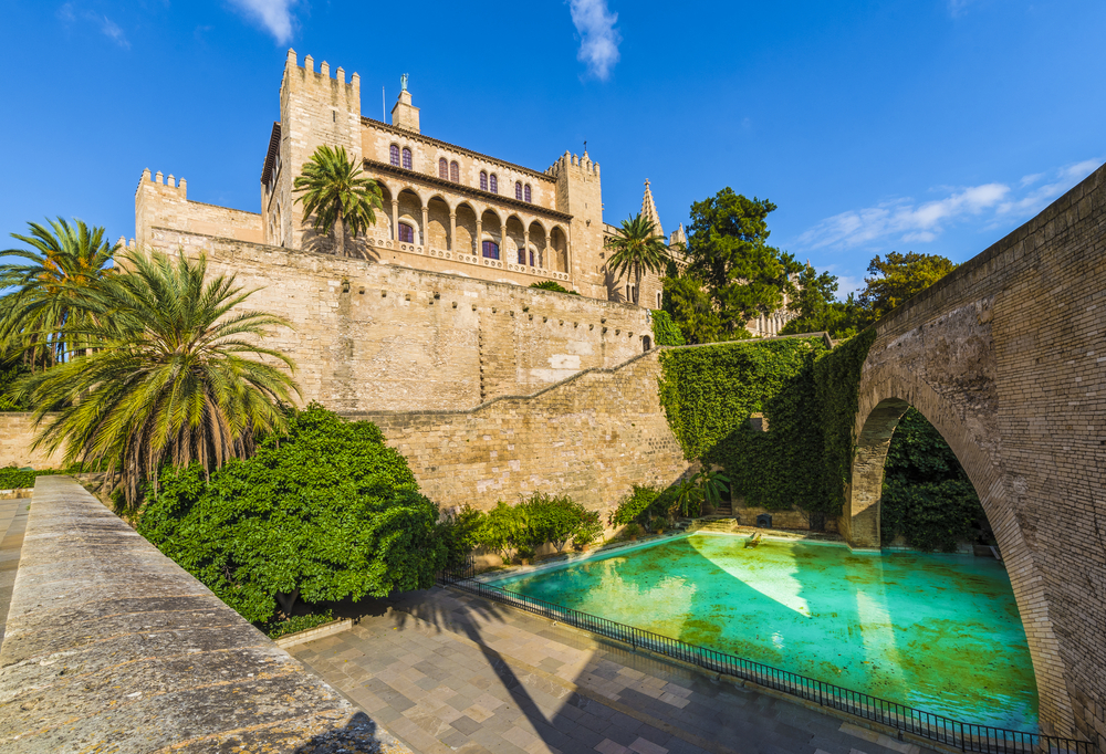 Palacio Real de La Almudaina, islas de Palma de Mallorca, España