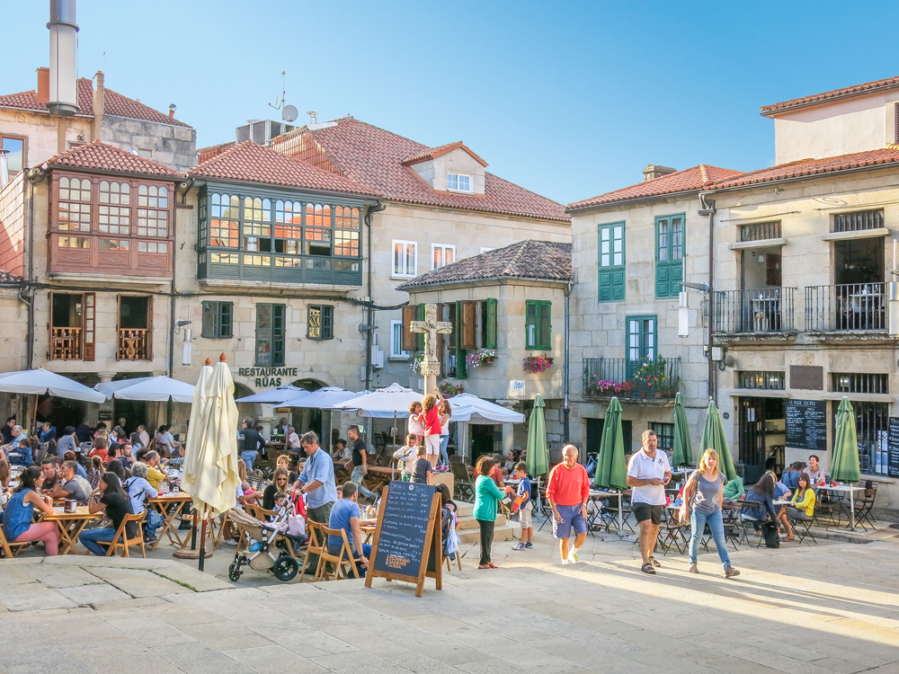 Ciudad de Pontevedra en España
